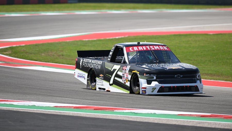 Zilisch Sets COTA Track Record During Truck Series Qualifying