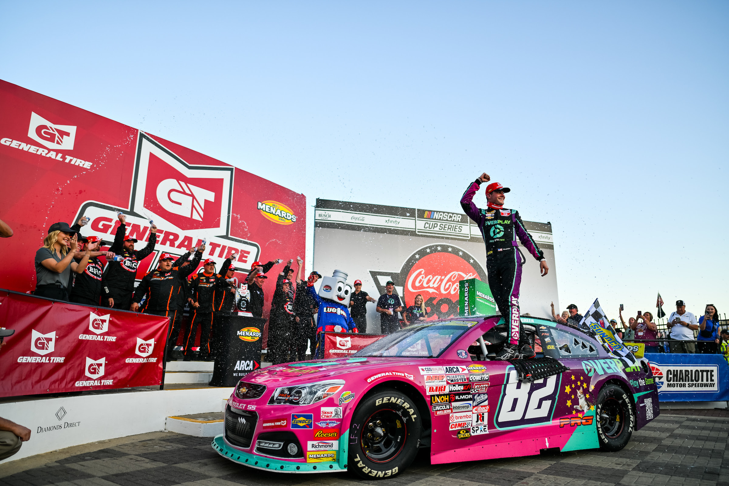 It's A Green Day In Charlotte ARCA Tussle - SPEED SPORT