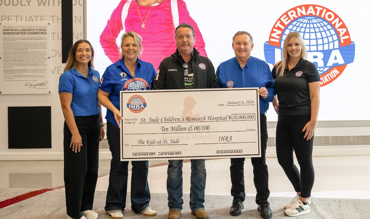IHRA Donates  Million To St. Jude Children’s Hospital