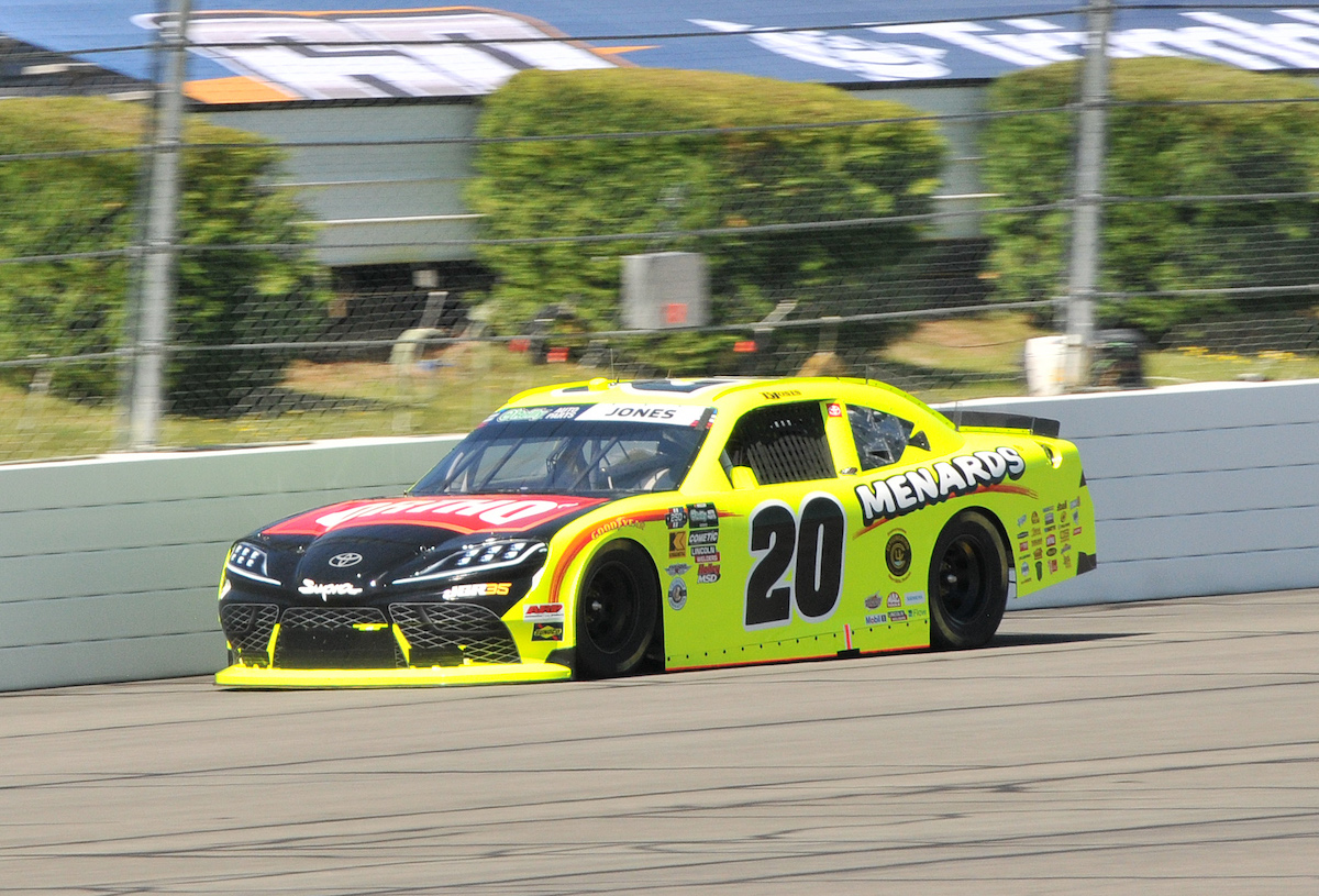 Jones Secures Toyota's 200th O'Reilly Series Pole