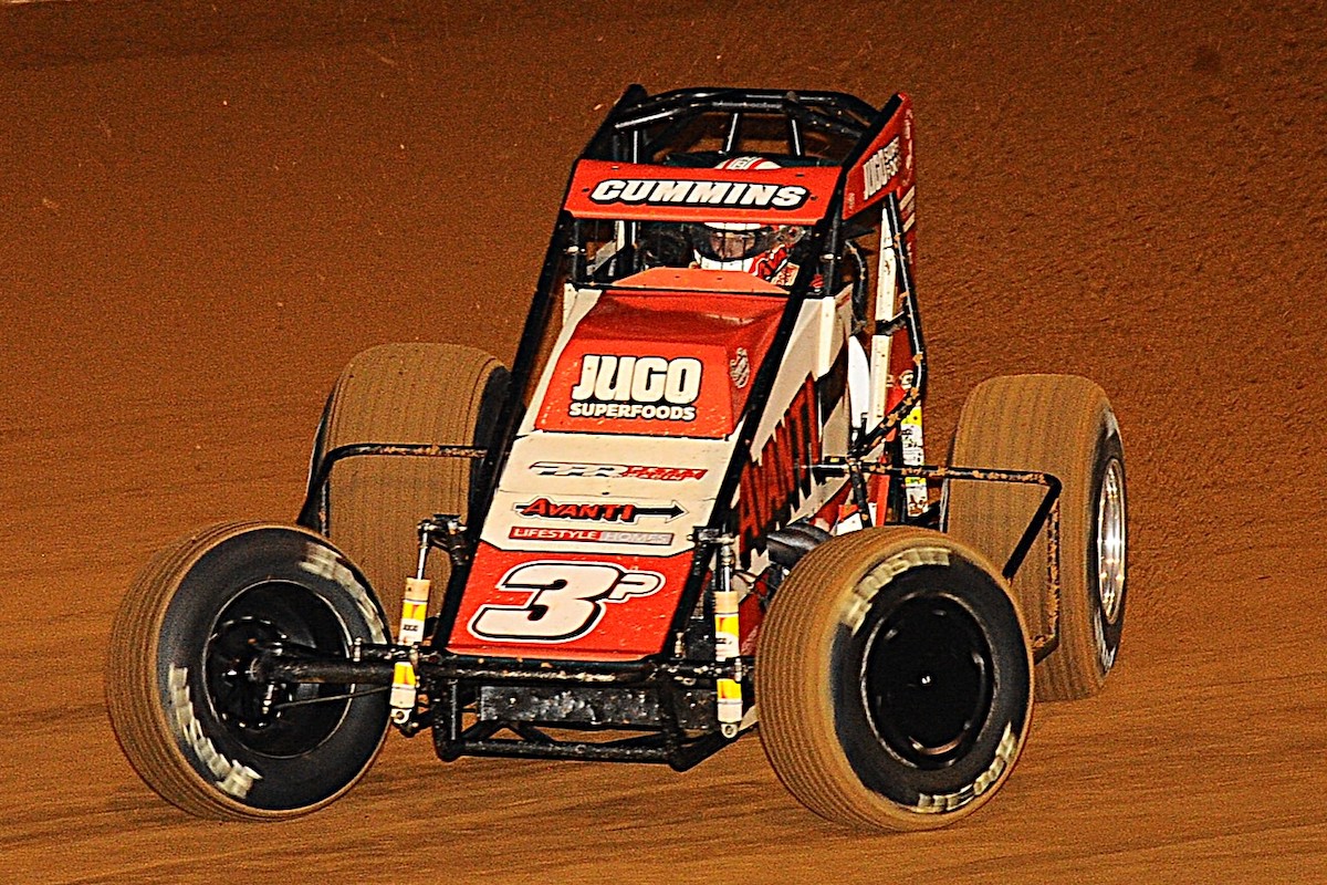 Cummins Sets Track Record, Rain Stops USAC