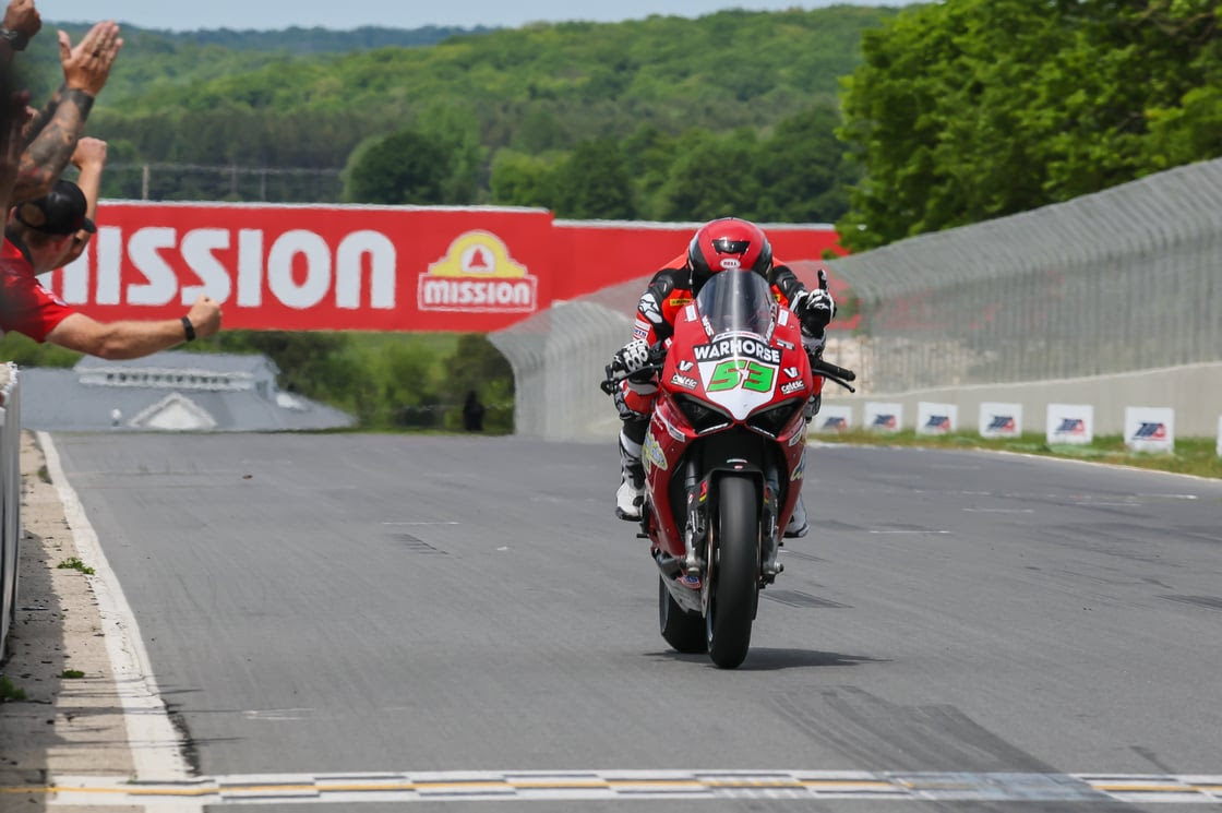Binder Controls Road America Supersport Test