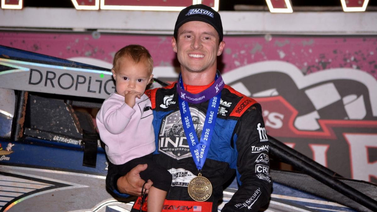 Seavey Ends Drought In Close Lernerville Finish