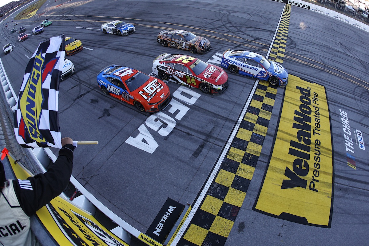 Wild Last-Lap Sees Larson Make Statement Win