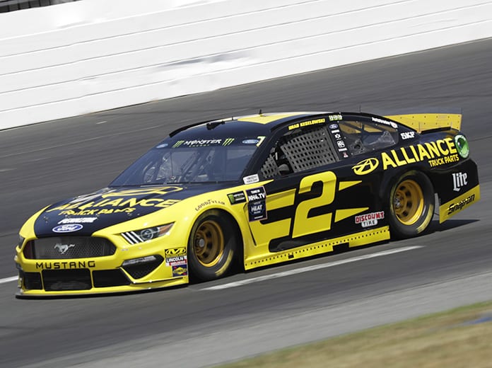 Brad Keselowski earned his first Monster Energy NASCAR Cup Series pole since 2017 on Friday at New Hampshire Motor Speedway. (HHP/Harold Hinson Photo)