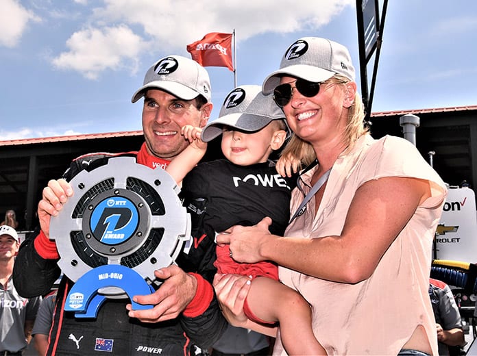 Will Power will start from the pole on Sunday at the Mid-Ohio Sports Car Course. (Al Steinberg Photo)