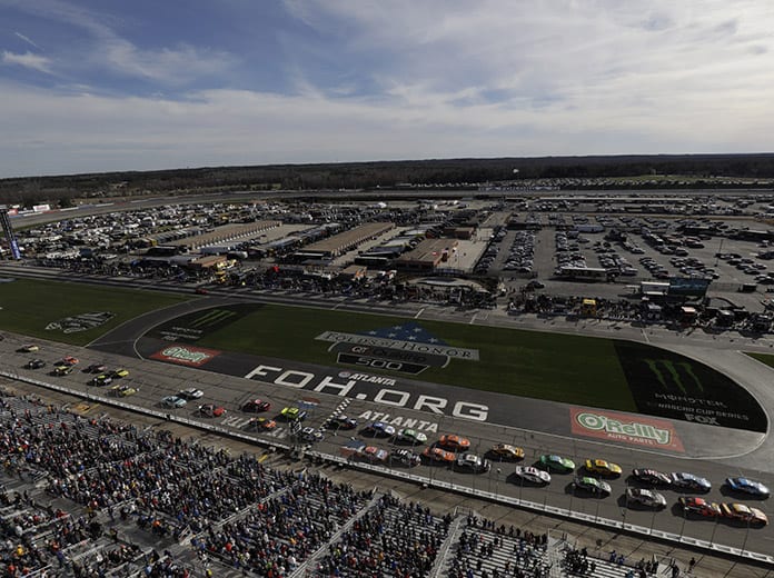 The NASCAR Cup Series event at Atlanta Motor Speedway will be run without fans in the grandstands. (HHP/Garry Eller Photo)