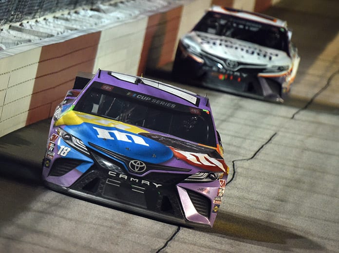 Kyle Busch took the blame for the late-race incident with Chase Elliott during Wednesday's NASCAR Cup Series race at Darlington Raceway. (Jared C. Tilton/Getty Images Photo)