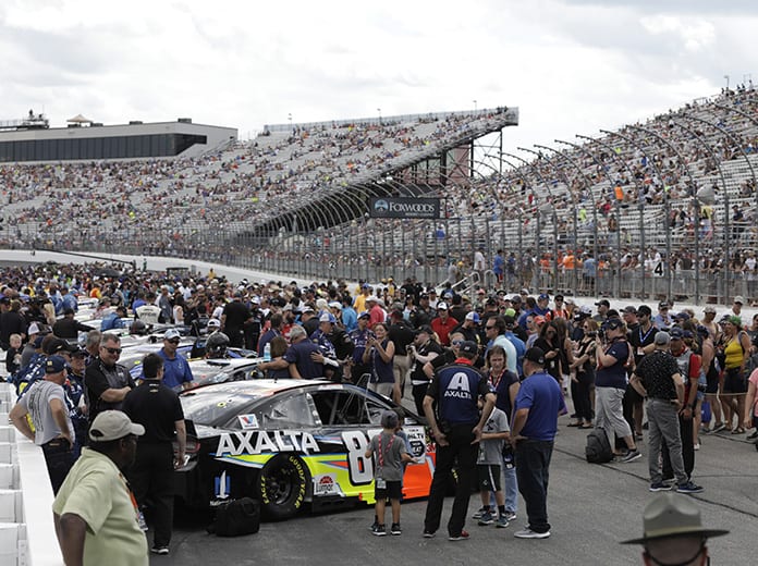 New Hampshire Motor Speedway will have fans in the grandstands for the NASCAR Cup Series event at the track on Aug. 2. (HHP/Garry Eller Photo)