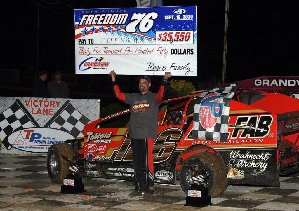 Strunk's 8th Freedom 76 Win Pays $35,550 - SPEED SPORT