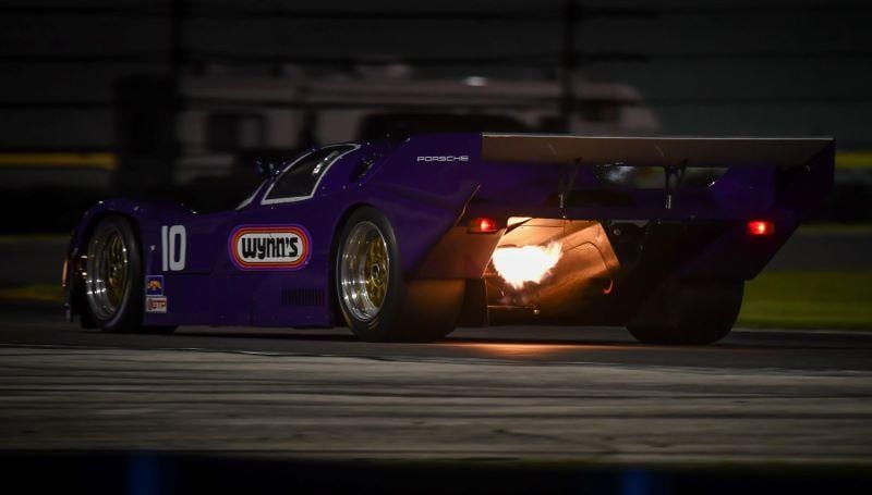 Joe Robillard has been the leading Group C entry in an ex-Wynn’s/Hotchkis Racing 1986 No. 10 Porsche 962.