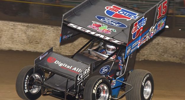 Donny Schatz has moved to the top of the Eastern Sprint Rankings. (Paul Arch Photo)