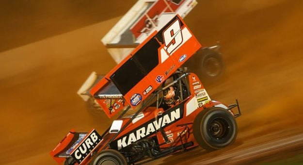 Kasey Kahne Racing's No. 9 sprint car will hit the road again with the World of Outlaws NOS Energy Drink Sprint Car Series. (Adam Fenwick Photo)