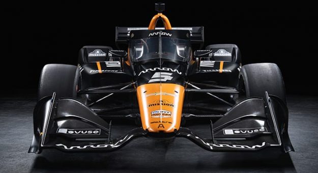 Pato O'Ward's No. 5 will carry the Arrow McLaren colors this year for Arrow McLaren SP.