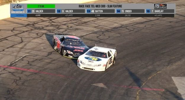 Visit VIDEO: Pollard Bests Craig In CARS Super Late Model Battle page