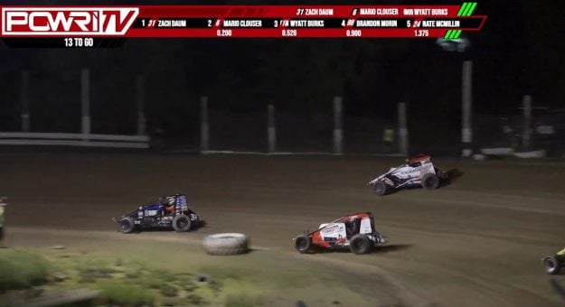 Visit VIDEO: Clouser Claims POWRi WAR Sprint Opener page