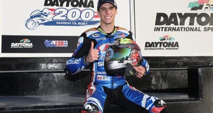 Sean Dylan Kelly Secures Daytona 200 Pole