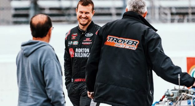 2021 Martinsville Mod Test Ryan Preece And Crew Candid Track Photo