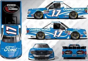 Bill Lester's No. 17 Ford F-150 that he will drive at Atlanta Motor Speedway.