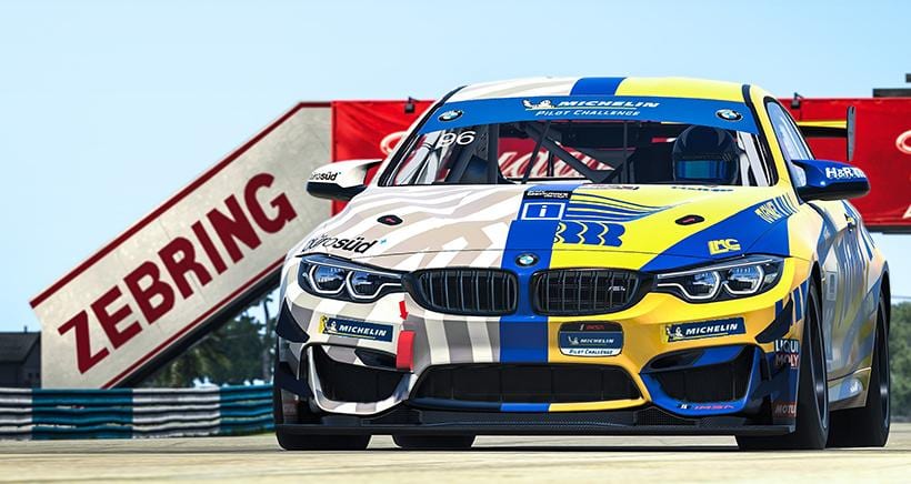 Turner’s ZEBRing Livery Merges Real, Sim Racing