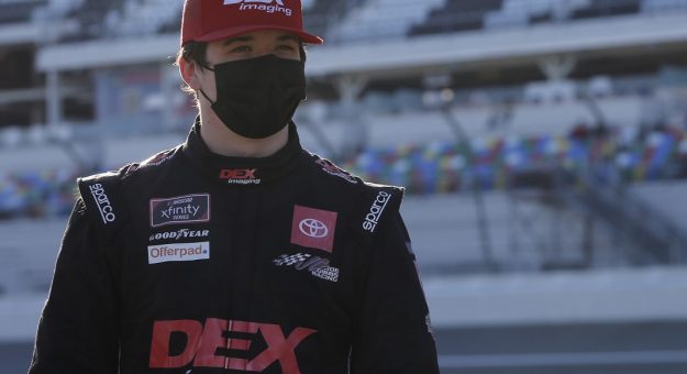 #20: Harrison Burton, Joe Gibbs Racing, Toyota Supra DEX Imaging