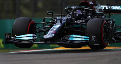 Hamilton Counts To 99 During Imola F-1 Qualifying