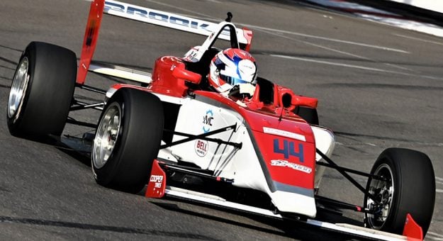 Christian Brooks in action on the streets of St. Petersburg. (Al Steinberg photo)