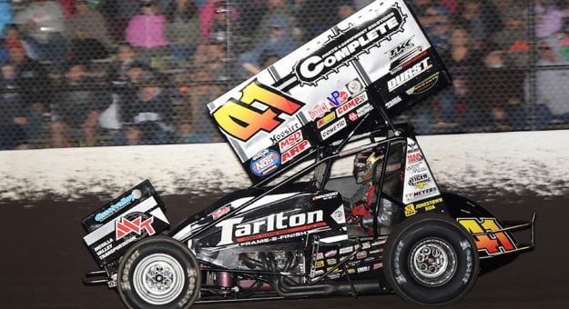 Carson Macedo has moved to the top of the National Sprint Car Rankings. (David Nearpass photo)