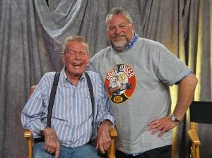 Bobby Unser (left) helped SPEED SPORT contributor Bruce Martin find his love for motorsports. The two later formed a lengthy friendship. (Bruce Martin Collection)