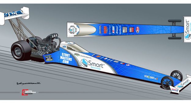 Smart Sanitizer has been named a primary sponsor of Justin Ashley Racing.