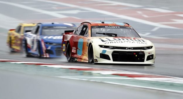 AUSTIN, TEXAS - MAY 23: Chase Elliott, driver of the #9 Llumar Chevrolet, races during the NASCAR Cup Series EchoPark Texas Grand Prix at Circuit of The Americas on May 23, 2021 in Austin, Texas. (Photo by Jared C. Tilton/Getty Images) | Getty Images