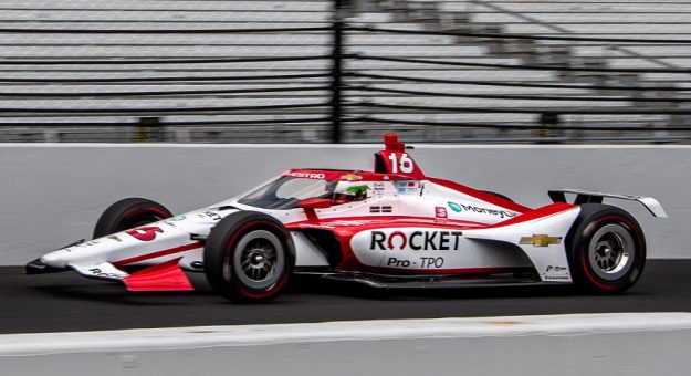 2021 Indy 500 Bump Day Simona De Silvestro Action Doug Mathews Photo