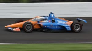 2021 Indy 500 Pole Day Scott Dixon Action Matt Fraver Photo