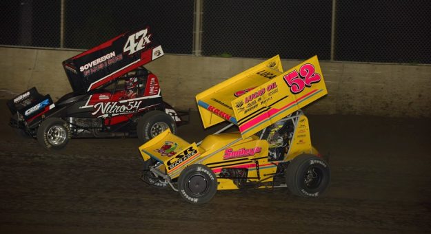 2021 Ascs Tri City 5 Blake Hahn Dylan Westbrook Battle Mark Funderburk Photo