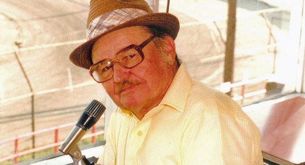 Wayne Adams at Raceway Park in the 1980s. (Wayne Adams Collection)