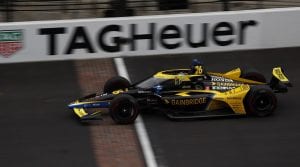 2021 Indy 500 Pole Day Colton Herta Action Chris Jones Indycar Photo