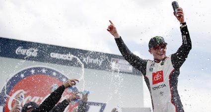 Gibbs Strikes Again With Charlotte Xfinity Triumph