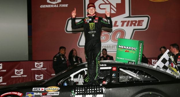 Ty Gibbs won Saturday's ARCA Menards Series race at Charlotte Motor Speedway. (Hadley Green/ARCA Racing)