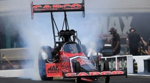 Steve Torrence won the most recent NHRA Top Fuel event at New England Dragway in 2019. (NHRA Photo)