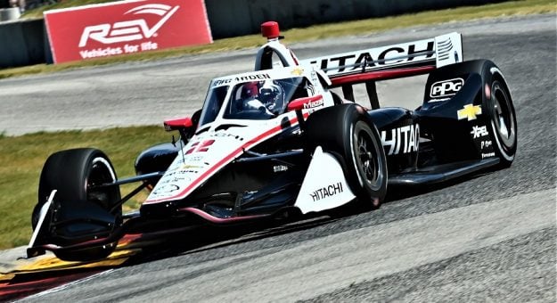 2021 Indycar Road America Josef Newgarden Saturday Practice Action Al Steinberg Photo