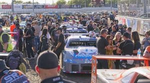 Pre-race grid driver intros at the SRX at Knoxville at Knoxville in Knoxville, Iowa.