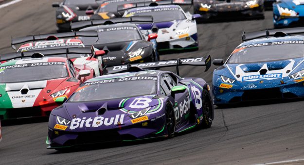 Richard Antinucci drove to victory in Friday's Lamborghini Super Trofeo North America event at Watkins Glen (N.Y.) Int'l. (Jamey Price Photo)