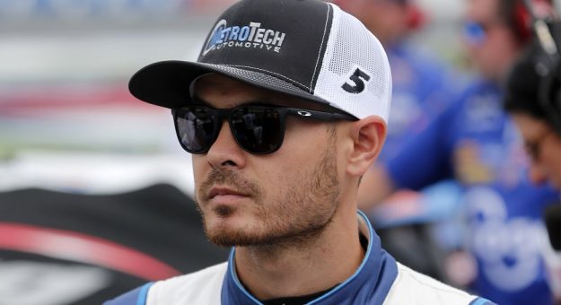 CONCORD, NORTH CAROLINA - MAY 29: Kyle Larson, driver of the #5 Metro Tech Chevrolet, waits on the grid during qualifying for the NASCAR Cup Series Coca-Cola 600 at Charlotte Motor Speedway on May 29, 2021 in Concord, North Carolina. (Photo by Brian Lawdermilk/Getty Images) | Getty Images