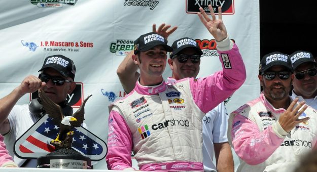 2021 Nxs Pocono Austin Cindric Vl Celebration Dave Moulthrop Photo