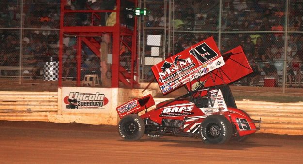 2021 Pa Speedweek 2 Lincoln Brent Marks Finish Line Dan Demarco Photo