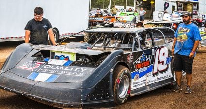 Gustin & Crew Learning In First Year With WoO Late Model Tour