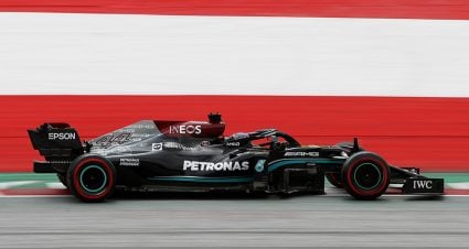 Hamilton & Mercedes Top Charts In Austria