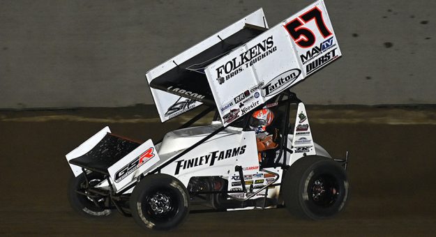 Kyle Larson has filed an entry to compete in the 60th Knoxville Nationals. (Mike Campbell Photo)