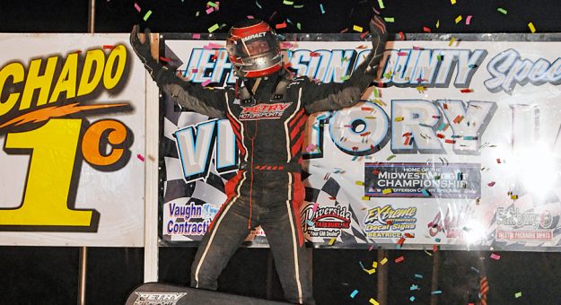 Emerson Axsom Celebrate Usac Midget Win Jefferson County 071721