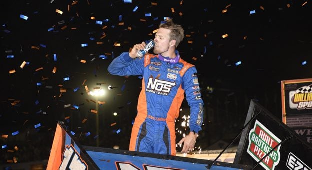 Visit Haudenschild Hustles To First Williams Grove Score page